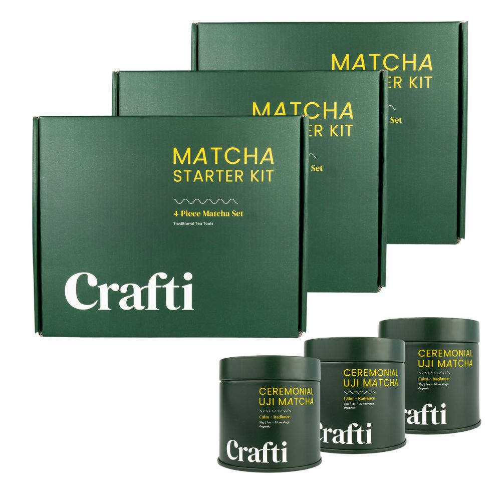 
                  
                    [Bundle of 3] Matcha Starter Kit w/ Ceremonial Uji Matcha
                  
                