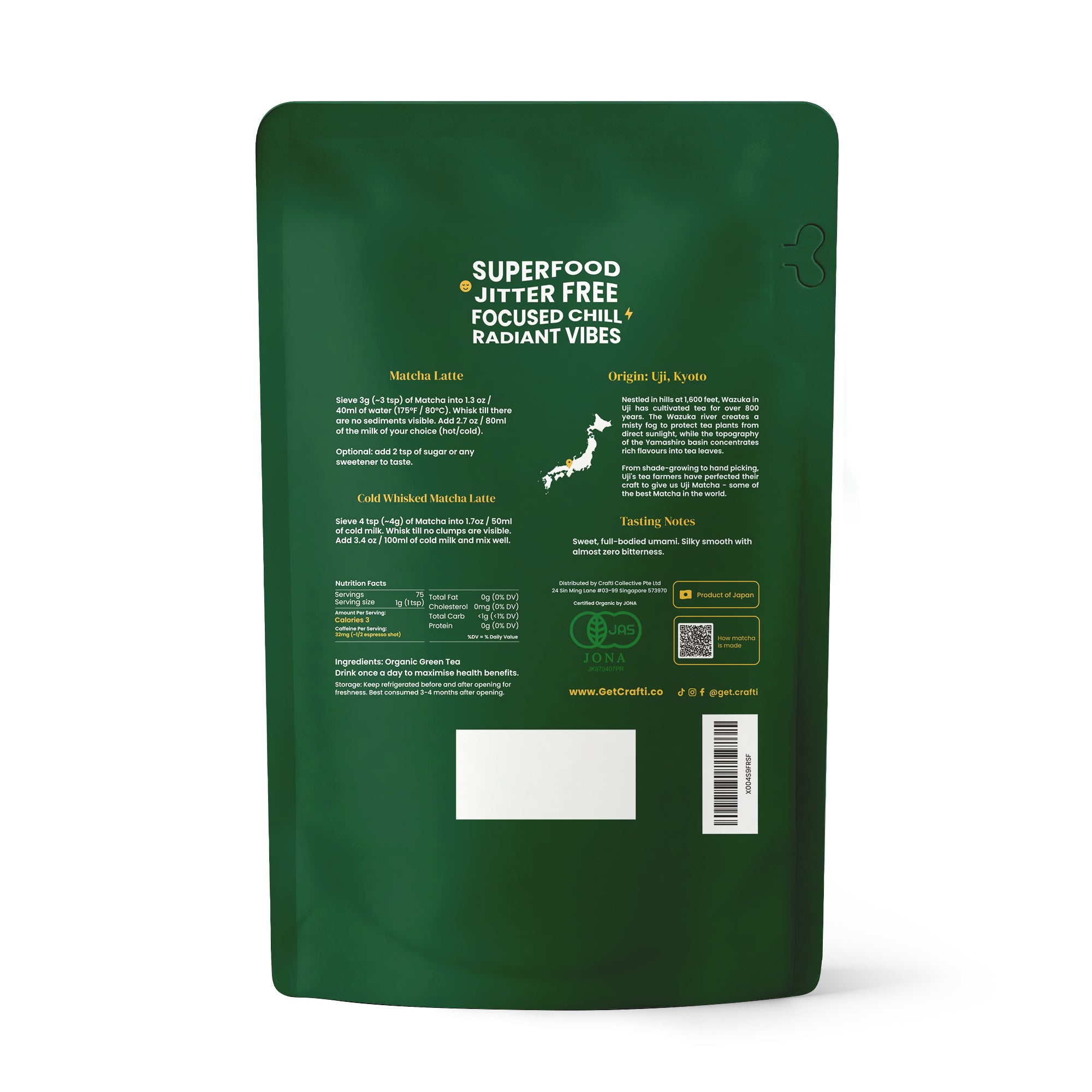 Ceremonial Barista Matcha (Organic) 75g