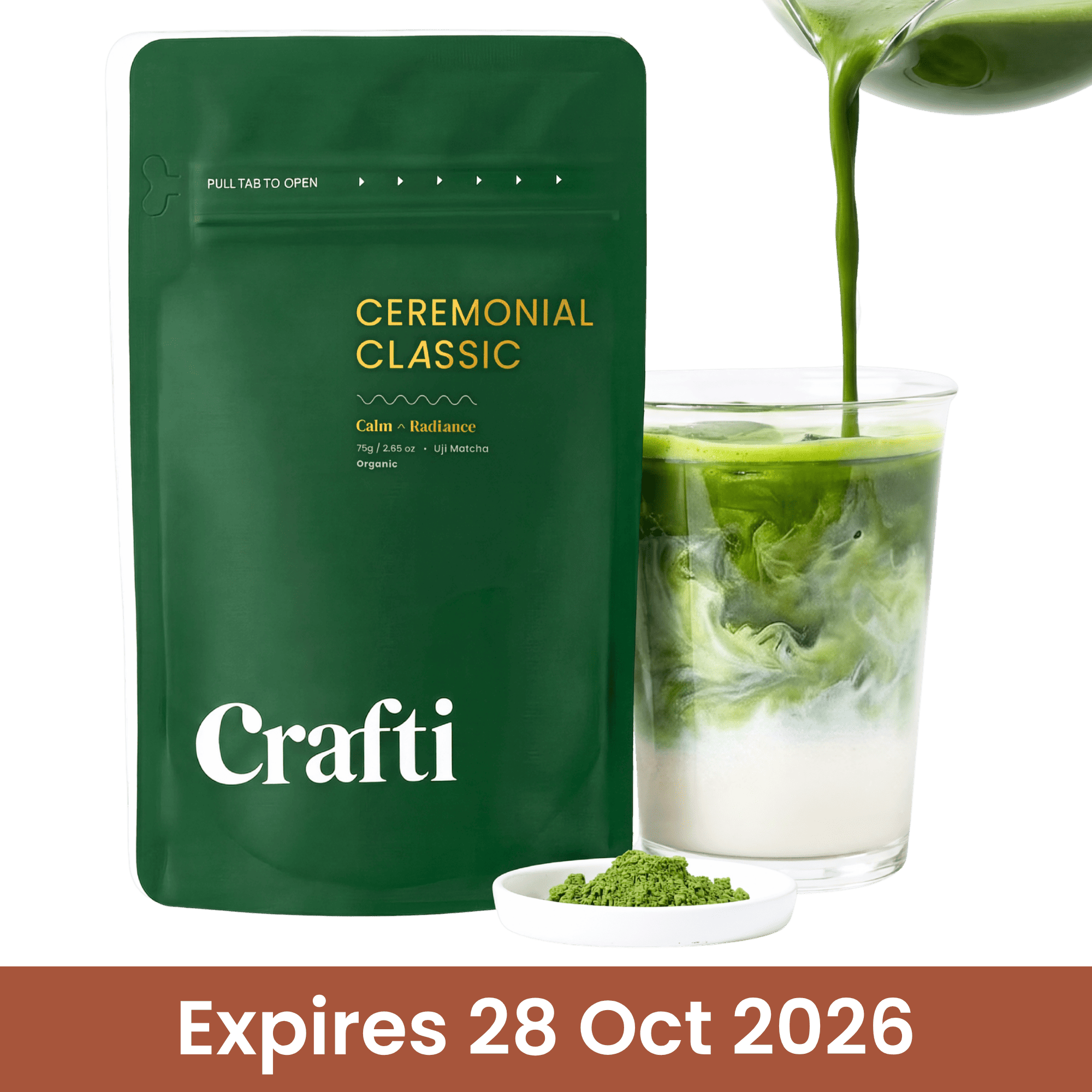 Ceremonial Barista Matcha (Organic) 75g - Exp 28 Oct 2026