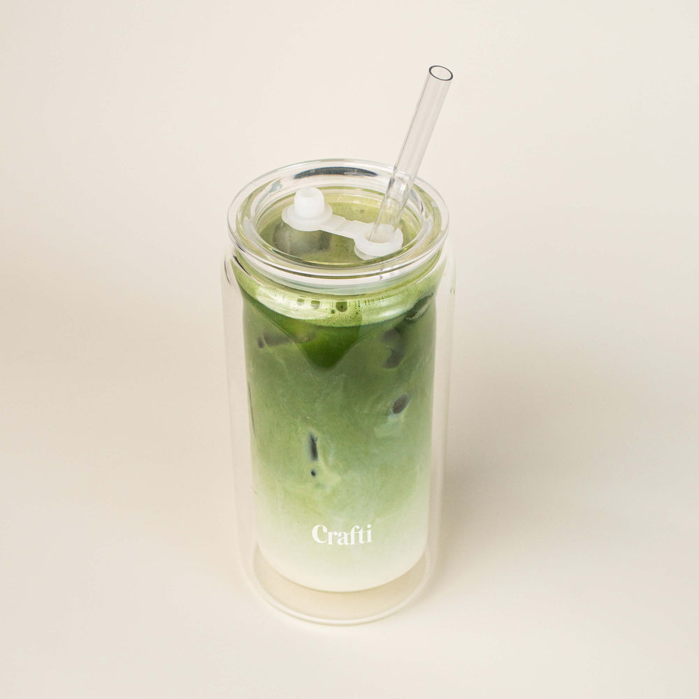 
                  
                    Crafti Slow Sippin' Double Walled Glass Tumbler
                  
                