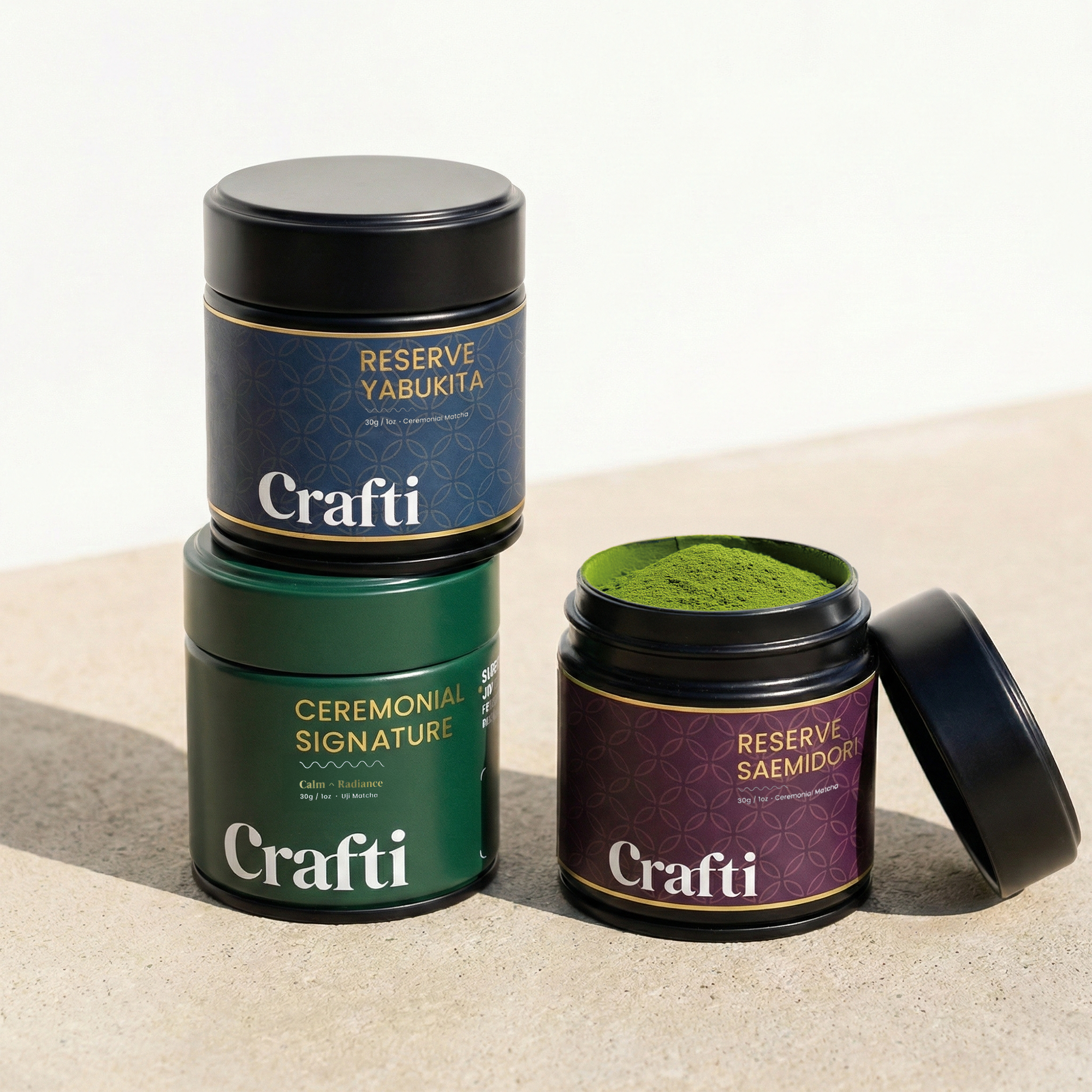 Matcha Flight - 3 Tin Tasting Set