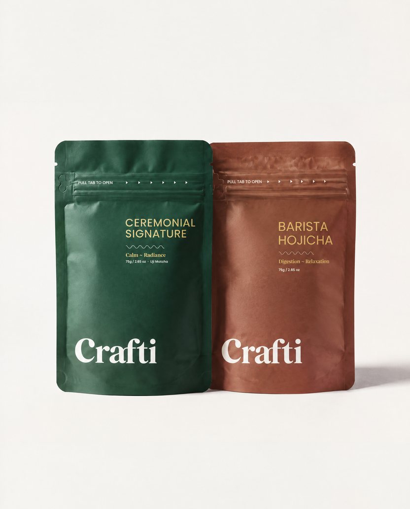 Barista Hojicha 75g + Ceremonial Signature 75g