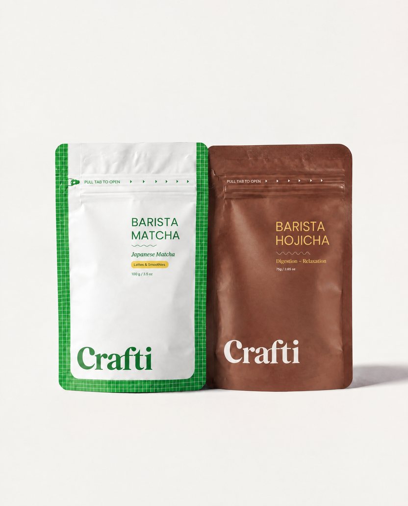 Barista Matcha 100g + Barista Hojicha Powder 75g